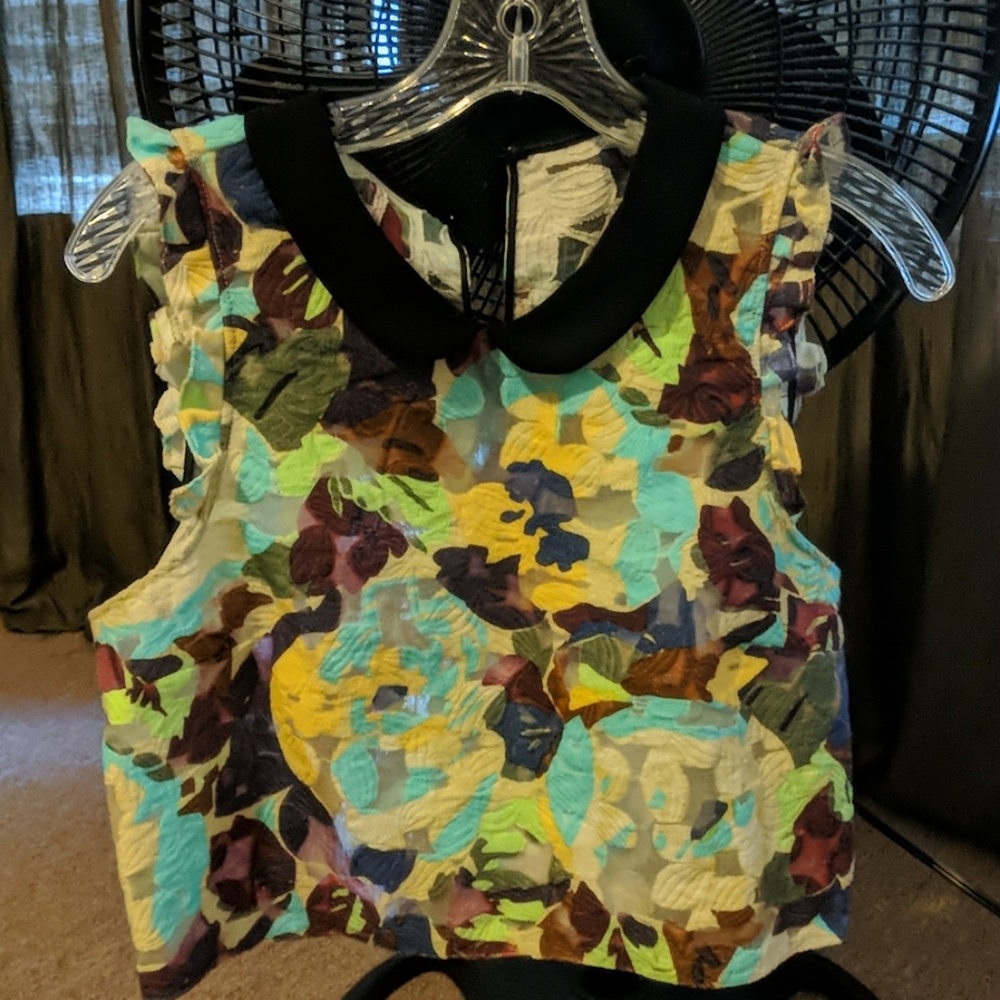 Zara sleeveless crop top size small